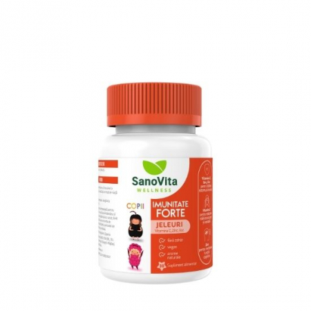 SUPLIMENTE IMUNITATE - SANO IMUNITATE FORTE COPII 30 JELEURI