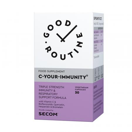 SUPLIMENTE IMUNITATE - SECOM C-YOUR-IMMUNITY GOOD ROUTINE 30 CPS