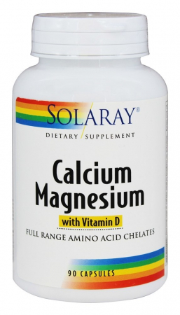 SUPLIMENTE VITAMINE ȘI MINERALE - SECOM CALCIUM MAGNESIUM VIT D 90CP