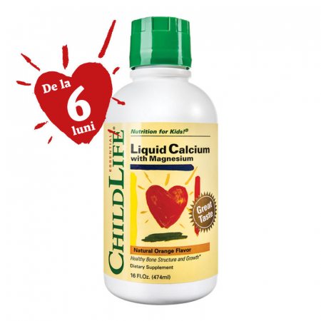 SUPLIMENTE VITAMINE ȘI MINERALE - SECOM CALCIUM +MAGNEZIUM JR 474ML