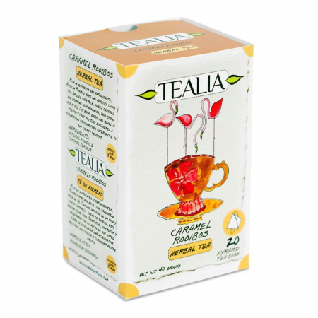 CEAIURI - SECOM CEAI CARAMEL ROOIBOS 20DZ PIRAMIDA X 2G
