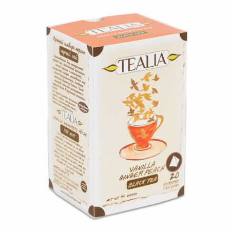 CEAIURI - SECOM CEAI VANILLA GINGER PEACH 20DZ PIRAMIDA X 2G