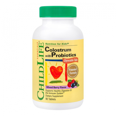 SUPLIMENTE STOMAC- DIGESTIE- COLON - SECOM COLOSTRUM +PROBIOTICS 90CP