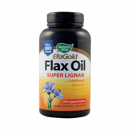 SUPLIMENTE ARTICULATII ANTIINFLAMATOARE - SECOM FLAX OIL SUPER LIGNAN 100CP