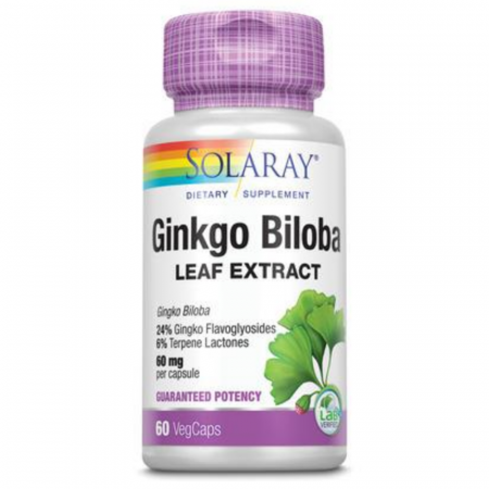 SUPLIMENTE MEMORIE SI CIRCULATIE - SECOM GINKGO BILOBA 60CP