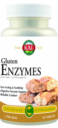 SUPLIMENTE STOMAC- DIGESTIE- COLON - SECOM GLUTEN ENZYMES 30CP