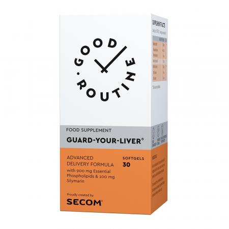 SUPLIMENTE HEPATOPROTECTOARE-BILA - SECOM GUARD-YOUR-LIVER GOOD ROUTINE 30 CPS