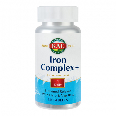 SUPLIMENTE VITAMINE ȘI MINERALE - SECOM IRON COMPLEX+ 30CP