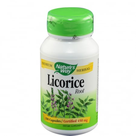 SUPLIMENTE SLĂBIRE - SECOM LICORICE 450MG 100CP