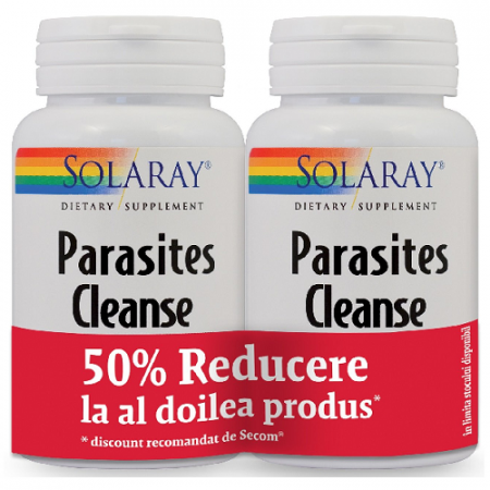 SUPLIMENTE DETOXIFIERE ANTIPARAZITARE - SECOM PARASITES CLEANSE 60TBL 1+1/2