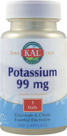 SUPLIMENTE VITAMINE ȘI MINERALE - SECOM POTASSIUM 100CP