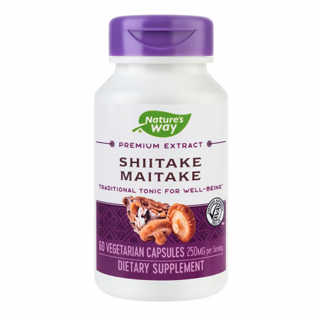 SUPLIMENTE ANTIOXIDANȚI-ANTITUMORAL - SECOM SHIITAKE MAITAKE 60CP