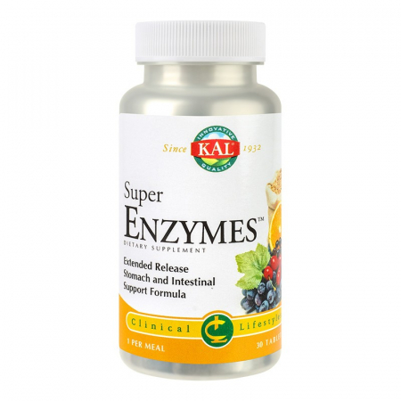 SUPLIMENTE STOMAC- DIGESTIE- COLON - SECOM SUPER ENZYMES 30TBL