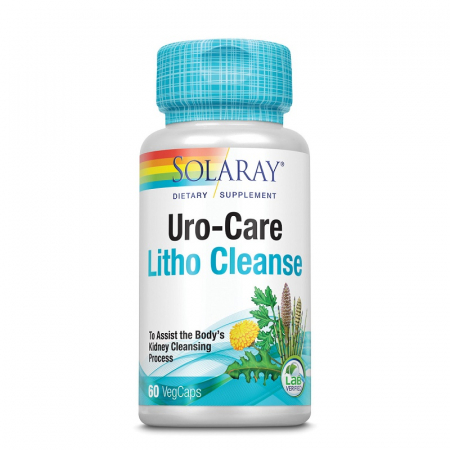 SUPLIMENTE URO-GENITAL - SECOM TOTAL CLEANSE KIDNEYS -UROCARE LITHO CLEANSE 60CP