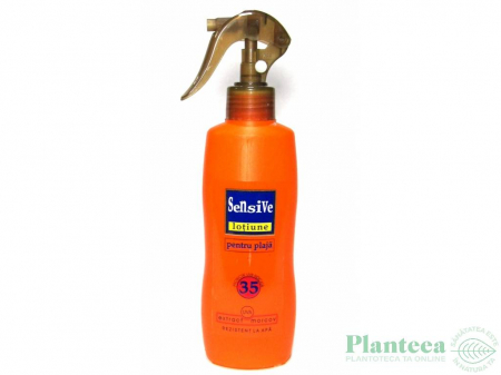 CREME CORP-MASAJ-MAINI -CALCAIE - SENSIVE LOTIUNE SPF 35 PLAJA EXTR MORCOV 250 ML
