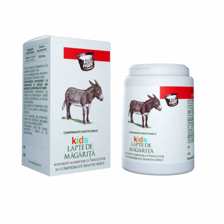 SUPLIMENTE RĂCEALĂ- APARAT RESPIRATOR ANTIVIRAL - SINTOFARM LAPTE MAGARITA KIDS 10 CPS