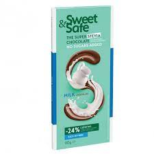 FOOD - SLY CIOC LAPTE & INDULCITOR STEVIE 90 G