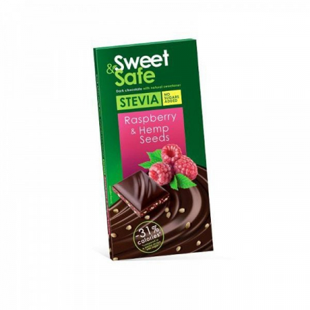 FOOD - SLY CIOCO SEM CANEPA +ZMEURA 90G