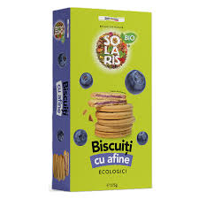 BinaSmartBusiness - SOLARIS BISCUITI CU CREMA DE AFINE ECO 175G
