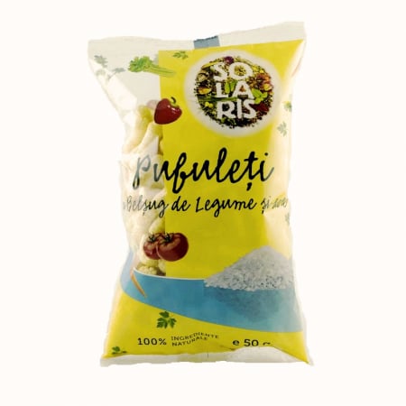 FOOD - SOLARIS PUFULETI CU BELSUG DE LEGUME +SARE 50G