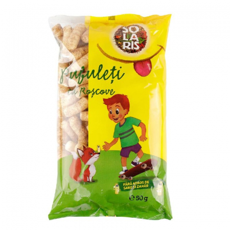 FOOD - SOLARIS PUFULETI +PUDRA ROSCOVE 50G