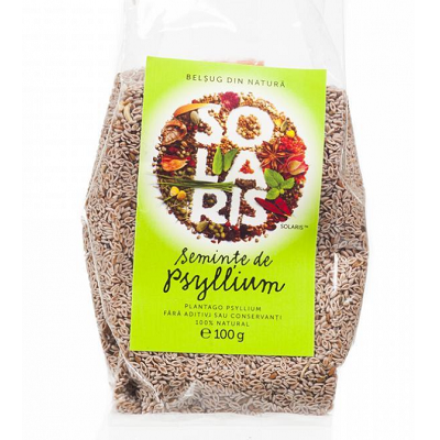 FOOD SEMINȚE- OLEAGINOASE - SOLARIS SEM PSYLLIUM 100G