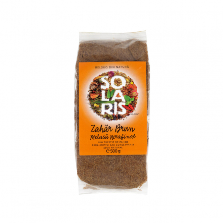 FOOD - SOLARIS ZAHAR BRUT MELASA NERAFINAT 500G