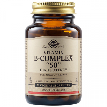 SUPLIMENTE VITAMINE ȘI MINERALE - SOLGAR B-50 COMPLEX 50CP