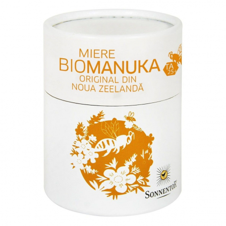 SUPLIMENTE RĂCEALĂ- APARAT RESPIRATOR ANTIVIRAL - SONENTOR MIERE MANUKA TA25+ 250G
