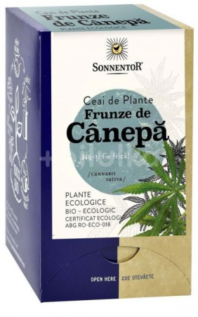 CEAIURI - SONNENTOR CEAI CANEPA BIO 18 DZ