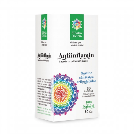 SUPLIMENTE ARTICULATII ANTIINFLAMATOARE - SR ANTIINFLAMIN 60CP