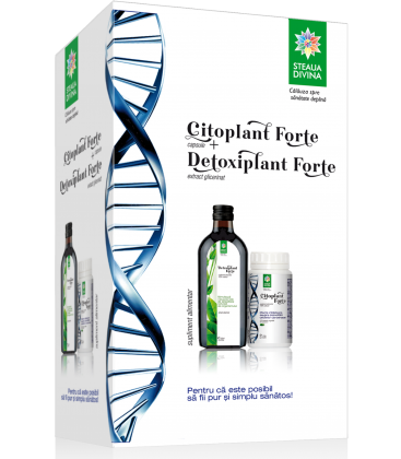 SUPLIMENTE ANTIOXIDANȚI-ANTITUMORAL - SR CITOPLANT FORTE 270CP +DETOXIPLANT FORTE 500ML