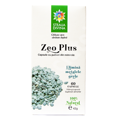 SUPLIMENTE DETOXIFIERE ANTIPARAZITARE - SR ZEO PLUS 60CP