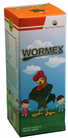 SUPLIMENTE DETOXIFIERE ANTIPARAZITARE - SUN WORMEX SIROP 100ML