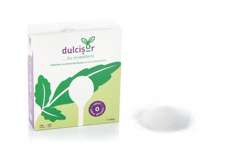 FOOD - SWEETERIA DULCISOR BY - INDULCITOR STEVIA PULBERE 1:1, 1 kg