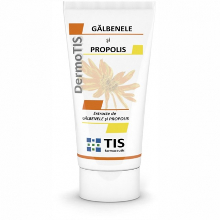 CREME CORP-MASAJ-MAINI -CALCAIE - TIS DERMOTIS GALBENELE +PROP 50ML
