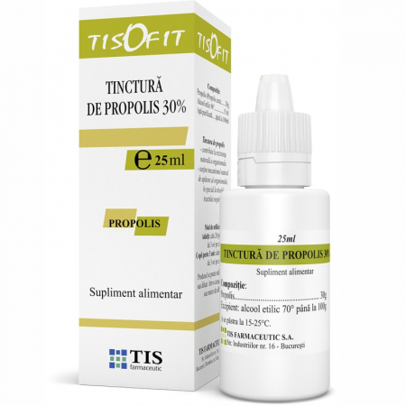 SUPLIMENTE RĂCEALĂ- APARAT RESPIRATOR ANTIVIRAL - TIS TINCT PROPOLIS 25ML