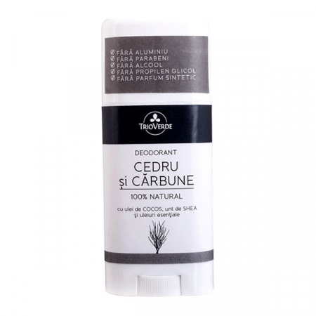 CREME CORP-MASAJ-MAINI -CALCAIE - TRIO DEODORANT CEDRU +CARBUNE 60G