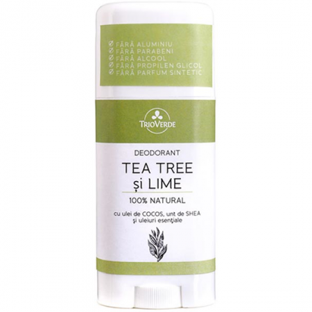 CREME CORP-MASAJ-MAINI -CALCAIE - TRIO DEODORANT TEA TREE +LIME 60G