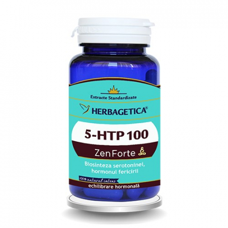 SUPLIMENTE SOMN DEPRESIE SISTEM NERVOS - VITALIA 5HTP 100 ZEN FORTE 60CP