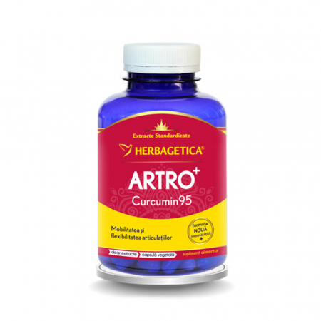 SUPLIMENTE ARTICULATII ANTIINFLAMATOARE - VITALIA ARTRO +CURCUMIN 120CP