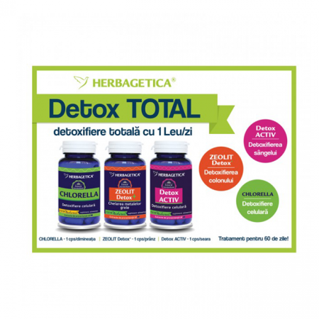 SUPLIMENTE DETOXIFIERE ANTIPARAZITARE - VITALIA CHLORELA+ZEOLIT+DETOX ACTIV