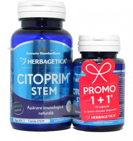 SUPLIMENTE ANTIOXIDANȚI-ANTITUMORAL - VITALIA CITOPRIM+ STEM 60+10