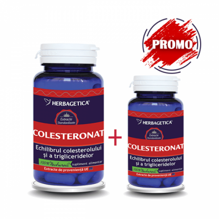 SUPLIMENTE COLESTEROL - VITALIA COLESTERONAT 60CP/60+10