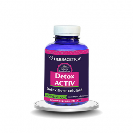 SUPLIMENTE DETOXIFIERE ANTIPARAZITARE - VITALIA DETOX ACTIV 120 CPS