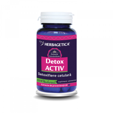 SUPLIMENTE DETOXIFIERE ANTIPARAZITARE - VITALIA DETOX ACTIV 60CP/60+10