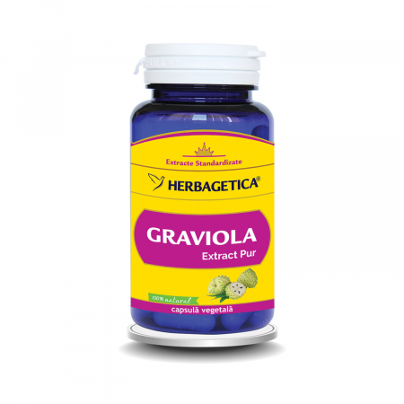 SUPLIMENTE ANTIOXIDANȚI-ANTITUMORAL - VITALIA GRAVIOLA 60CP