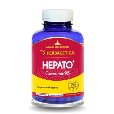 SUPLIMENTE HEPATOPROTECTOARE-BILA - VITALIA HEPATO CURCUMIN 120CP
