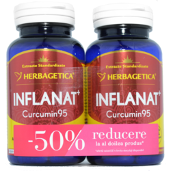 SUPLIMENTE ARTICULATII ANTIINFLAMATOARE - VITALIA INFLANAT +CURCUMIN 60CP 1+1/2