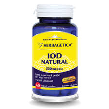 SUPLIMENTE HORMONALE - VITALIA IOD NATURAL 500MCG 60 CPS